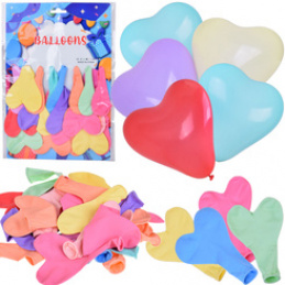 Cute Heart-Shaped Balloons Set of 24 Heart Balloons ZA5567 Universal