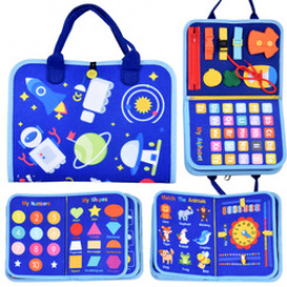 Material educational manipulative book + board markers ZA6024 universal