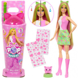 Mattel Barbie Pop Reveal Doll from the series: Shake + Cat and Accessories ZA6061 Universal