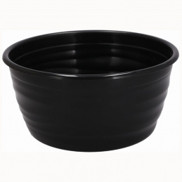 Black plant pot cover - 24 cm