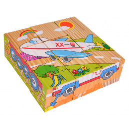 Wooden Blocks for the Youngest Vehicle Edition
