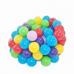 B21 COLORED PLASTIC BALLS 6CM 100PCS