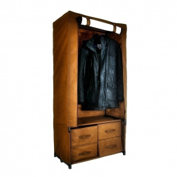 M19B TRAVEL WARDROBE +DRAWERS 75x45x160