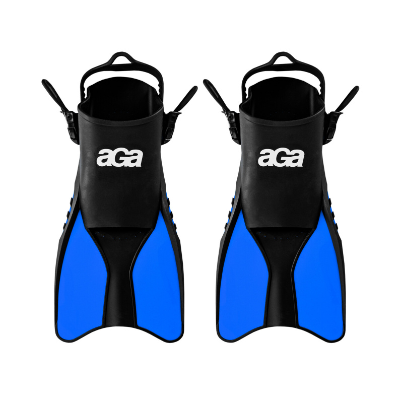 Aga Fins 32-37 Black/Blue