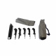 Aga Camping Folding Lounger Green