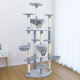 Aga Cat Scratcher 200 cm Gray-White
