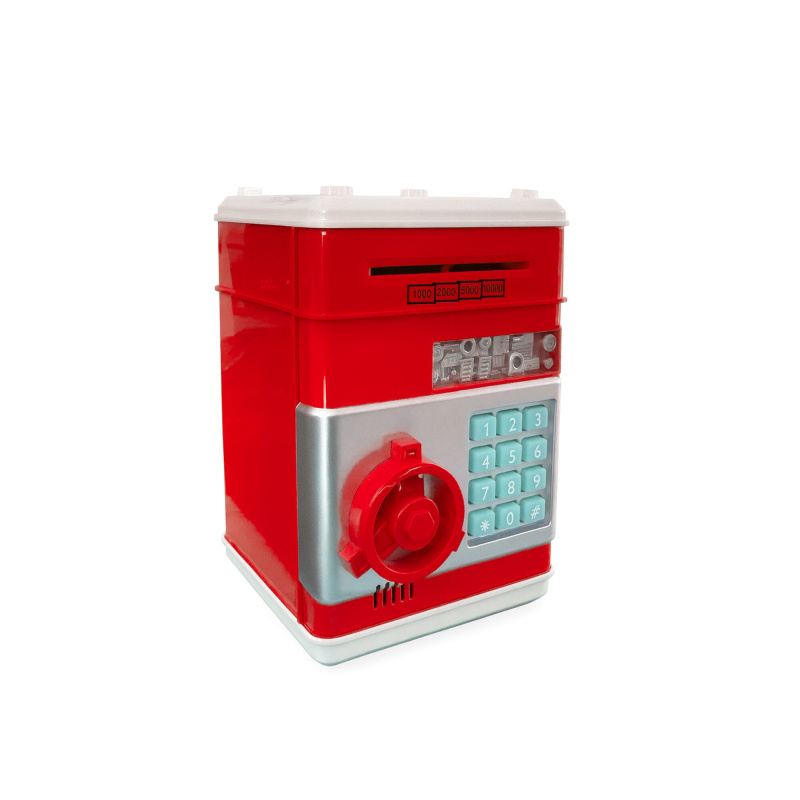 Aga Money Box Safe Red