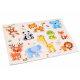 Wooden Puzzle Animals 10 Pieces ZA4721