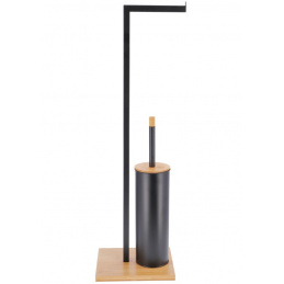 Toilet paper holder bathroom metal BAMBOO