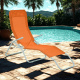 Aga Garden Lounger SIESTA Orange