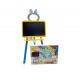 Doloni Magnetic plastic board Blue-yellow