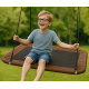 Aga Hanging Rectangular Swing 150x79 cm Brown