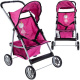 Sport stroller with canopy for dolls