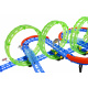 Extreme racing track for kids 3+ Construction pieces 74 pcs. + Car with LED + 360 loops