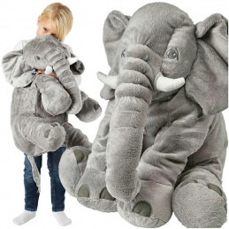 B48L PLUSH ELEPHANT PILLOW STUFFED TOY