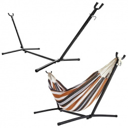 HZ1 HAMMOCK WITH METAL STAND            DOUBLE