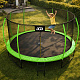 Aga SPORT EXCLUSIVE Trampoline 430 cm Light Green + Safety Net + Ladder