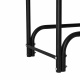 Aga Wood Stand 200x36x116 cm Black