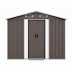 Aga Garden Shed 236x190x174 cm Taupe