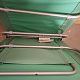 Aga Garden Reclining Lounger with Canopy Light Green 6DAZ487 - SECOND QUALITY
