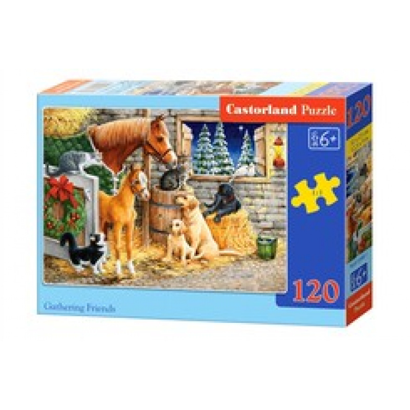 CASTORLAND Puzzle 120 pieces - Gathering Friends