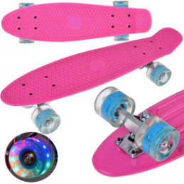 LED skateboard with illuminated wheels for skatepark riding SP0825 universal