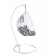 Aga Hanging armchair ORTA White - Dark Grey