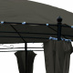 Aga Garden gazebo PAVILON OVAL MC3631 Dark Grey