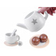 Wooden tea set with tray ZA4124