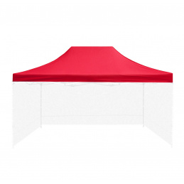 Aga Roof for Sales Stand 3x4.5m Red