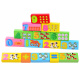 Colored wooden cubes Farm 100pcs ZA3565