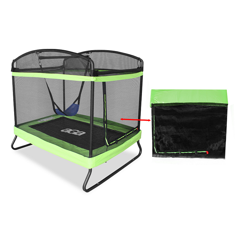 Aga Protective Net for Rectangular Trampoline 122x183 cm Light Green