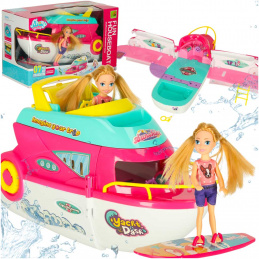 Doll boat party yacht folding doll surfboard