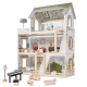 Aga LULILO Wooden dollhouse FLORO LED