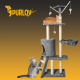 Grey cat tree 138 cm