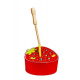 Wooden Magnetic Worm Hunting Game Strawberry ISO