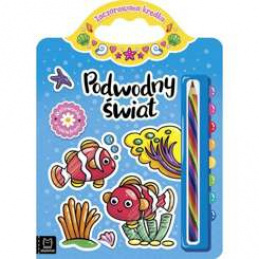 Axiomat Underwater World. Coloring book with stickers. KS0710 universal