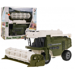 Combine harvester with light and sound function
