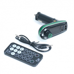 K505B FM TRANSMITTER 2016 2XUSB+SD LCD