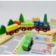 Aga4Kids Wooden Train Track 75 pieces