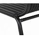 Linder Exclusiv Garden chair RATAN Dark grey/Black