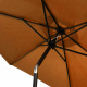 Aga Tilt Garden Parasol 250 cm Brown