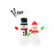 Aga Inflatable LED Snowmen 150 cm