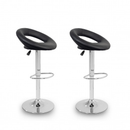 Aga 2x Bar Stool MR2036 Black