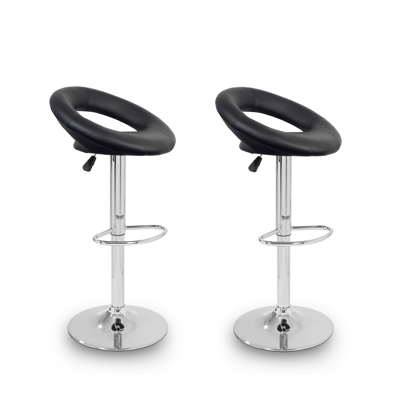 Aga 2x Bar Stool MR2036 Black
