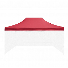 Aga Roof for Sales Stand 3x4.5m Burgundy