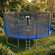 Aga SPORT PRO Trampoline 500 cm Blue + Safety Net + Ladder + Shoe Pocket
