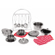 Cooking set for children 3+ Pots + Kitchen utensils + Chef's outfit + Accessories 23 pcs.