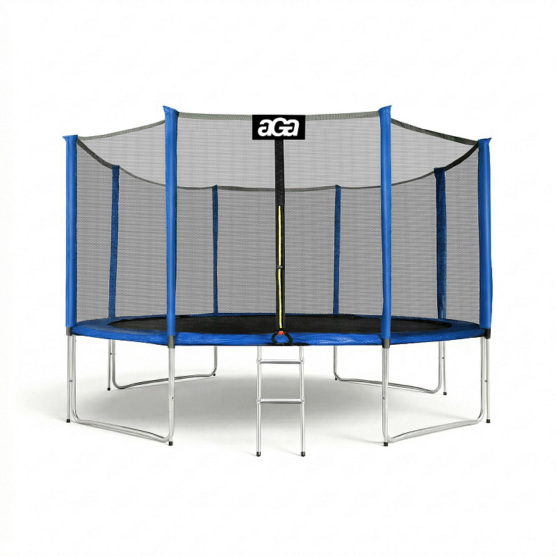 Aga SPORT PRO Trampoline 366 cm Blue + Safety Net + Ladder