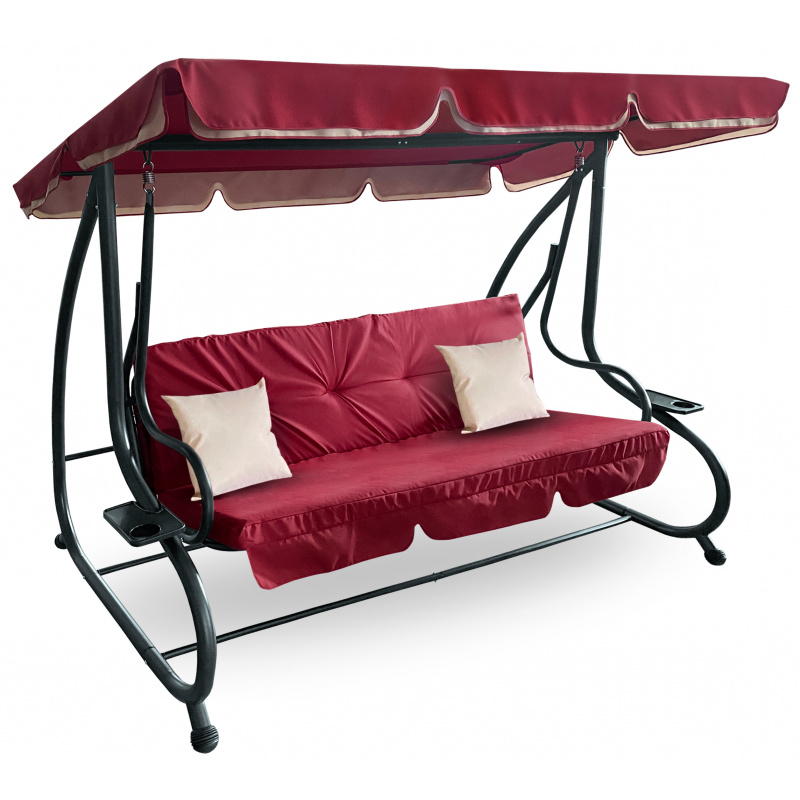 Aga Garden Swing 2in1 GRANDLUX Dark Red